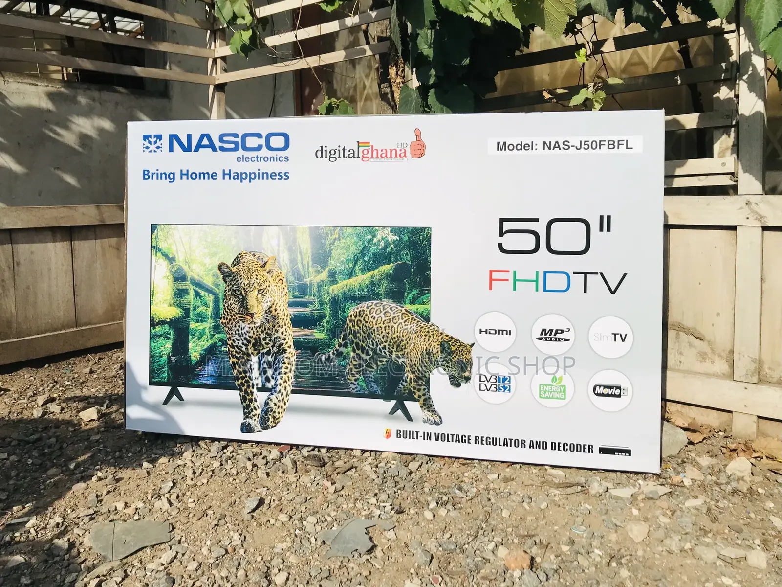 Original Nasco 50 Inch LED Digital Satellite Television.