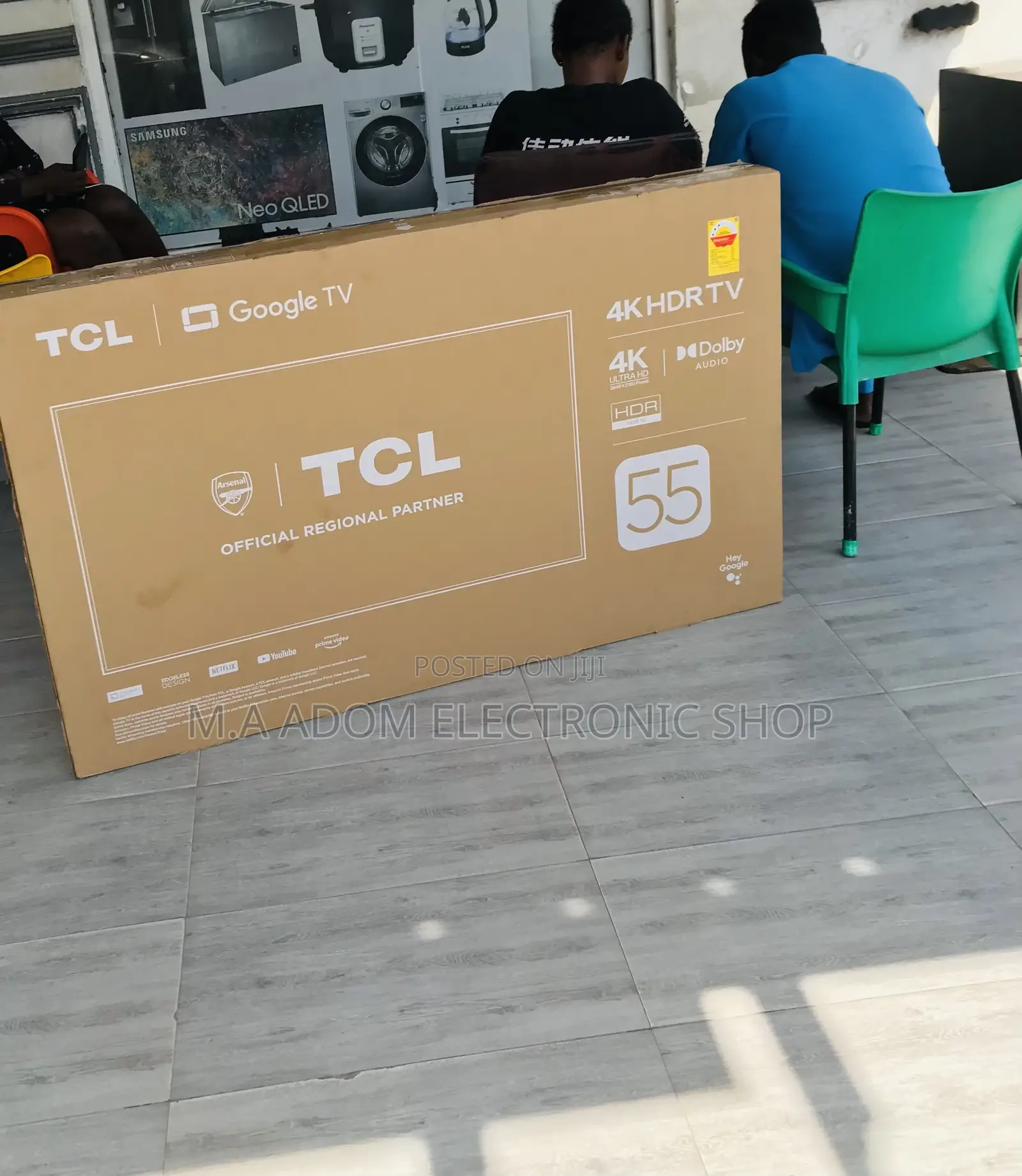 Order TCL 55p635 55 Inch HDR Smart Frameless Google Tv.