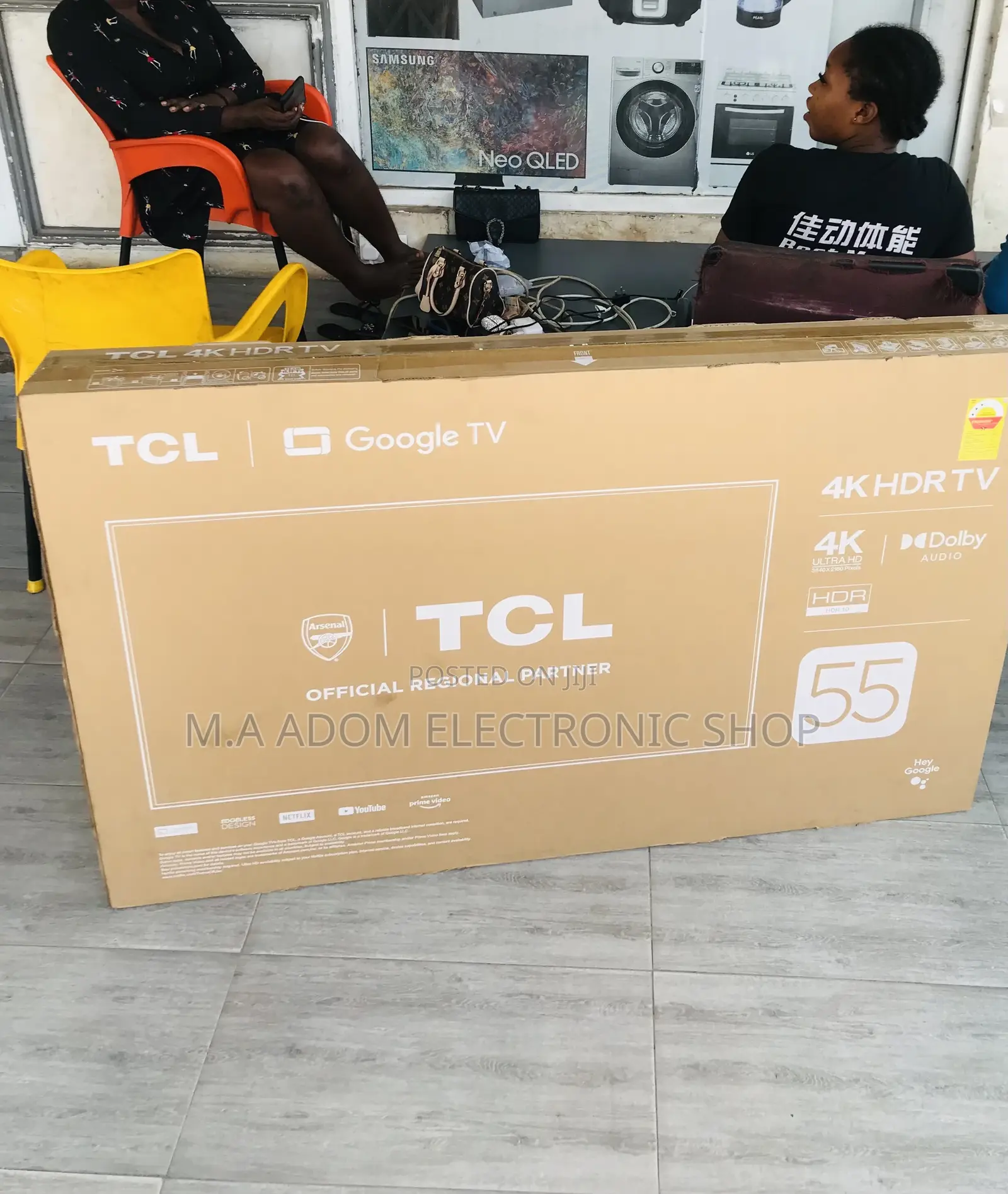 Unique in TCL 55p635 55 Inch Smart Google Frameless Tv.