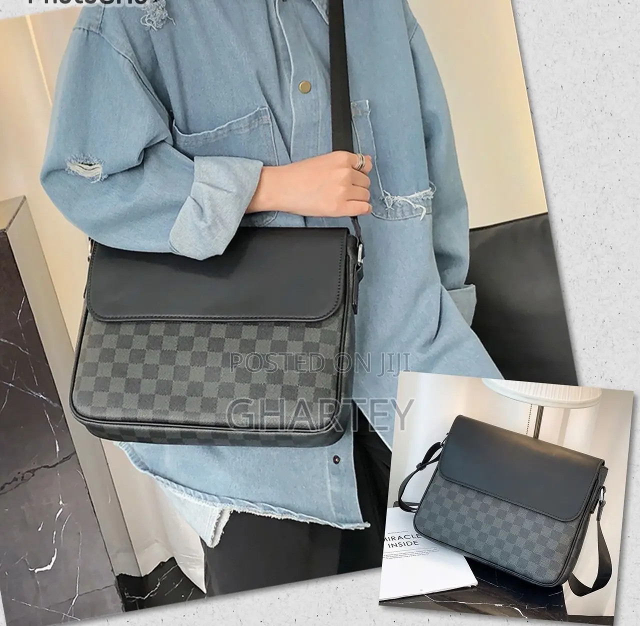 Large Size Lv Side Bag