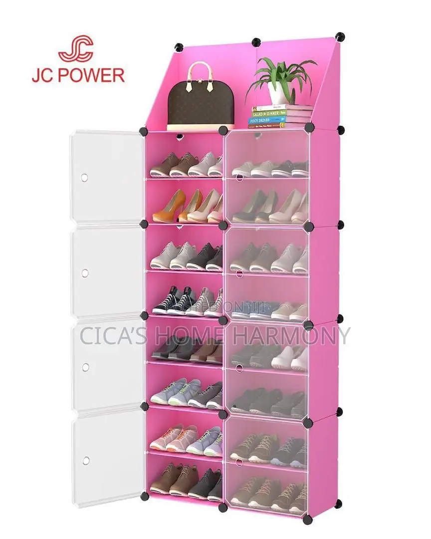 Authentic Plastic Cubes Shoe Organizer