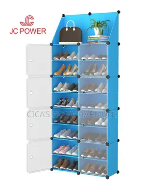 Authentic Plastic Cubes Shoe Organizer