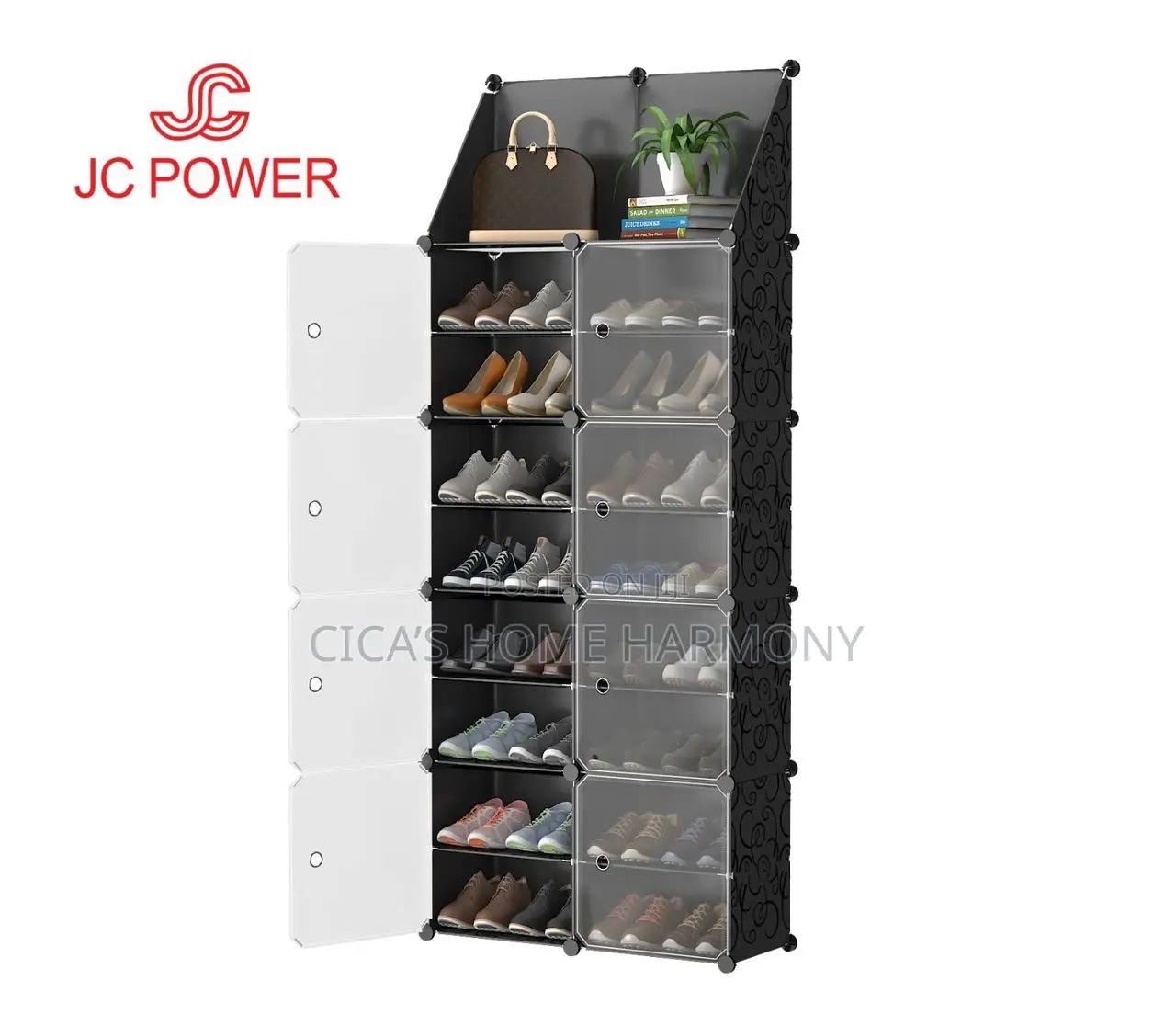 Authentic Plastic Cubes Shoe Organizer