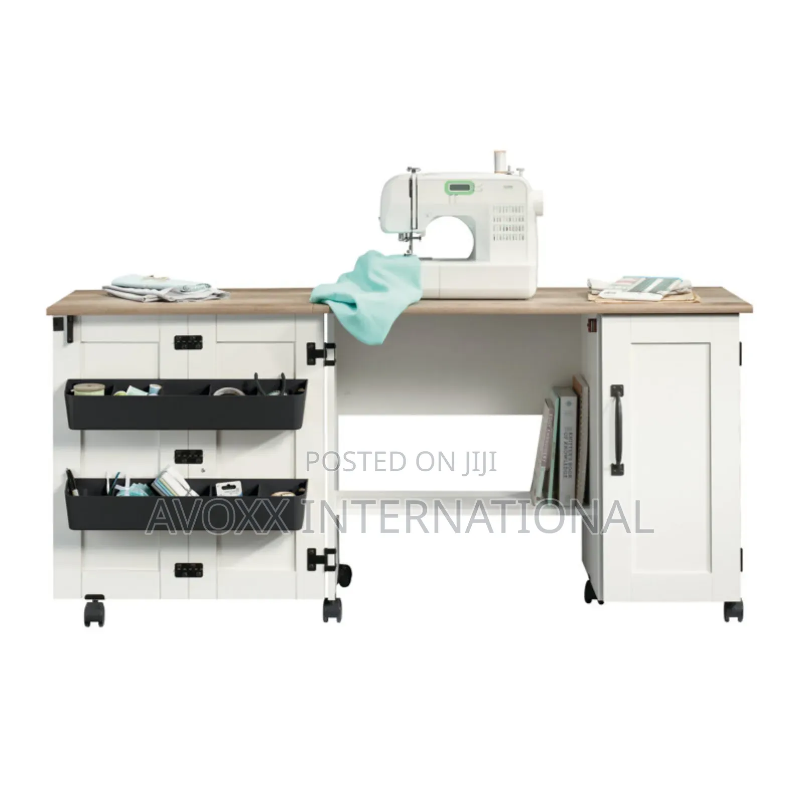 St. Nicholas Foldable Sewing Table With Wheels