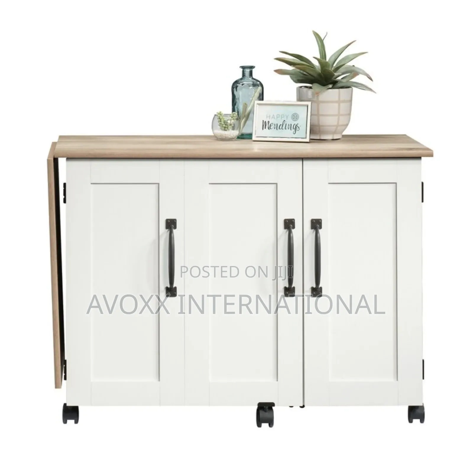 St. Nicholas Foldable Sewing Table With Wheels