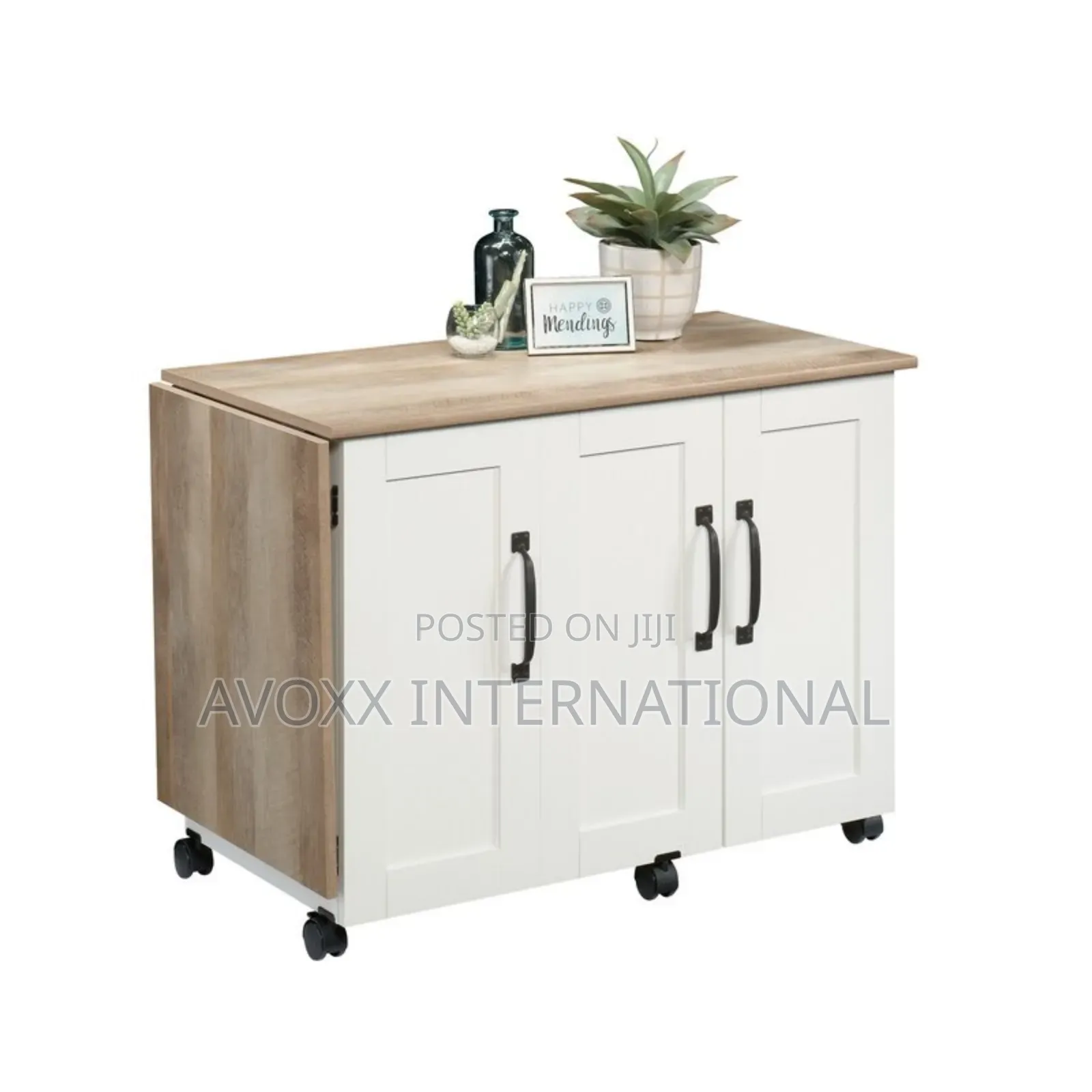 St. Nicholas Foldable Sewing Table With Wheels