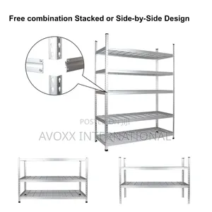 Heavy Duty Adjustable Storage Shelving Unit, 5 , High-grade