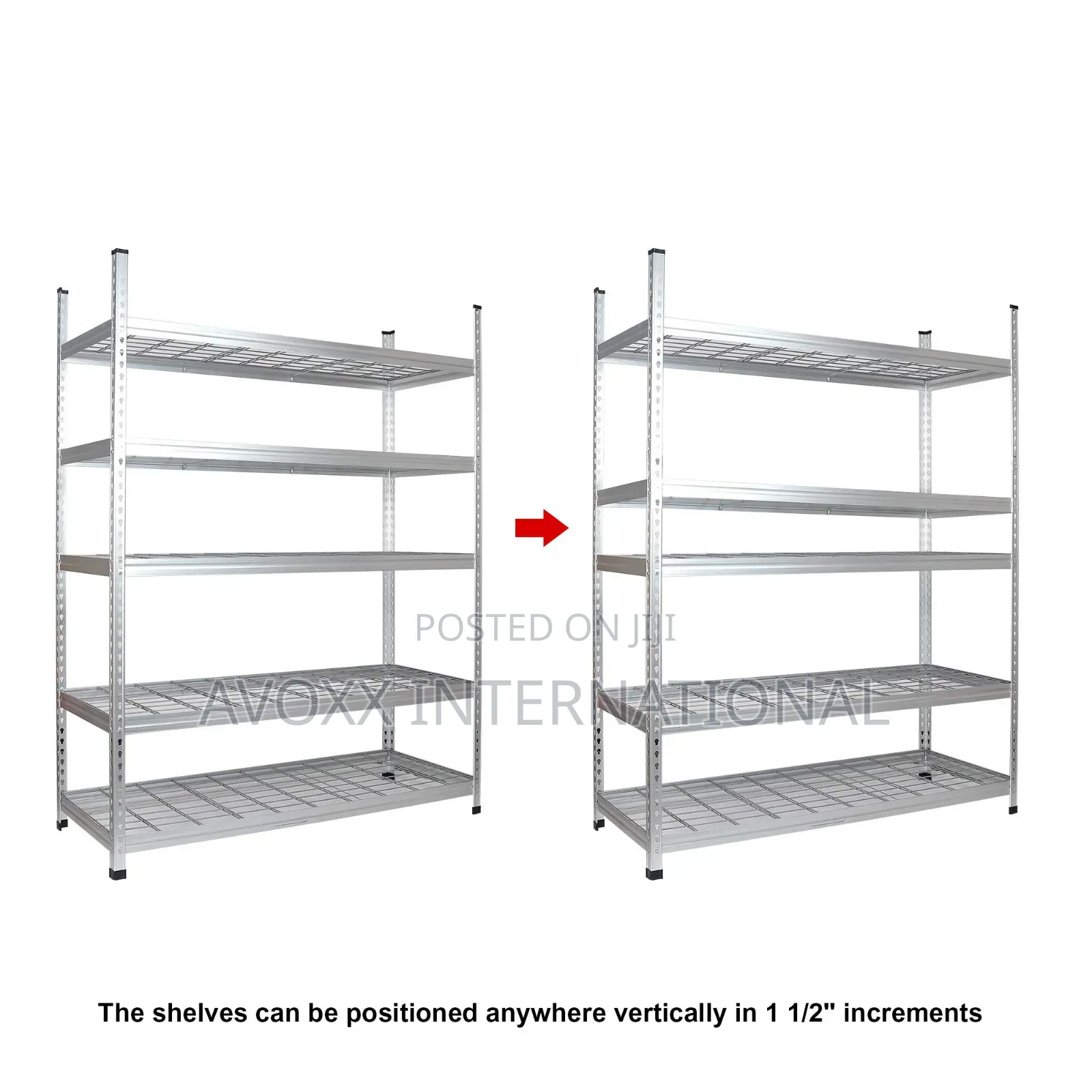 Heavy Duty Adjustable Storage Shelving Unit, 5 , High-grade
