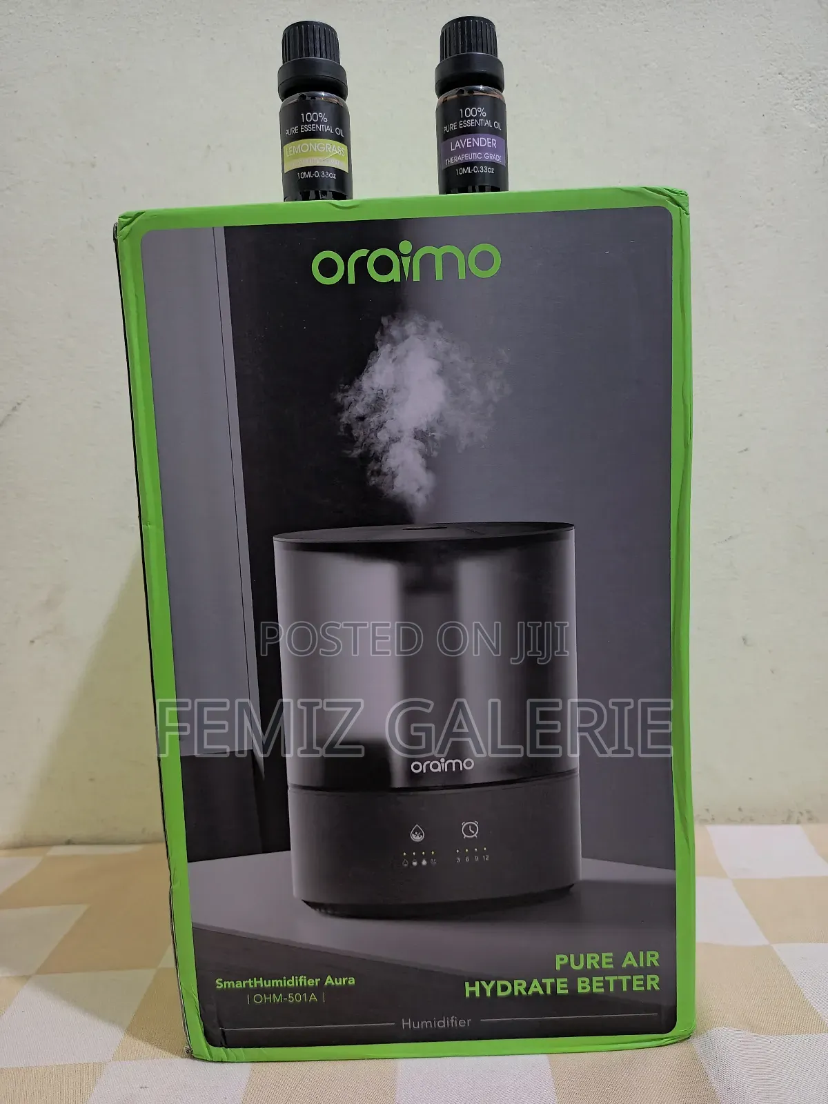 Oraimo Smart Humidifier Aura 4l Plus Essential Oil ×2
