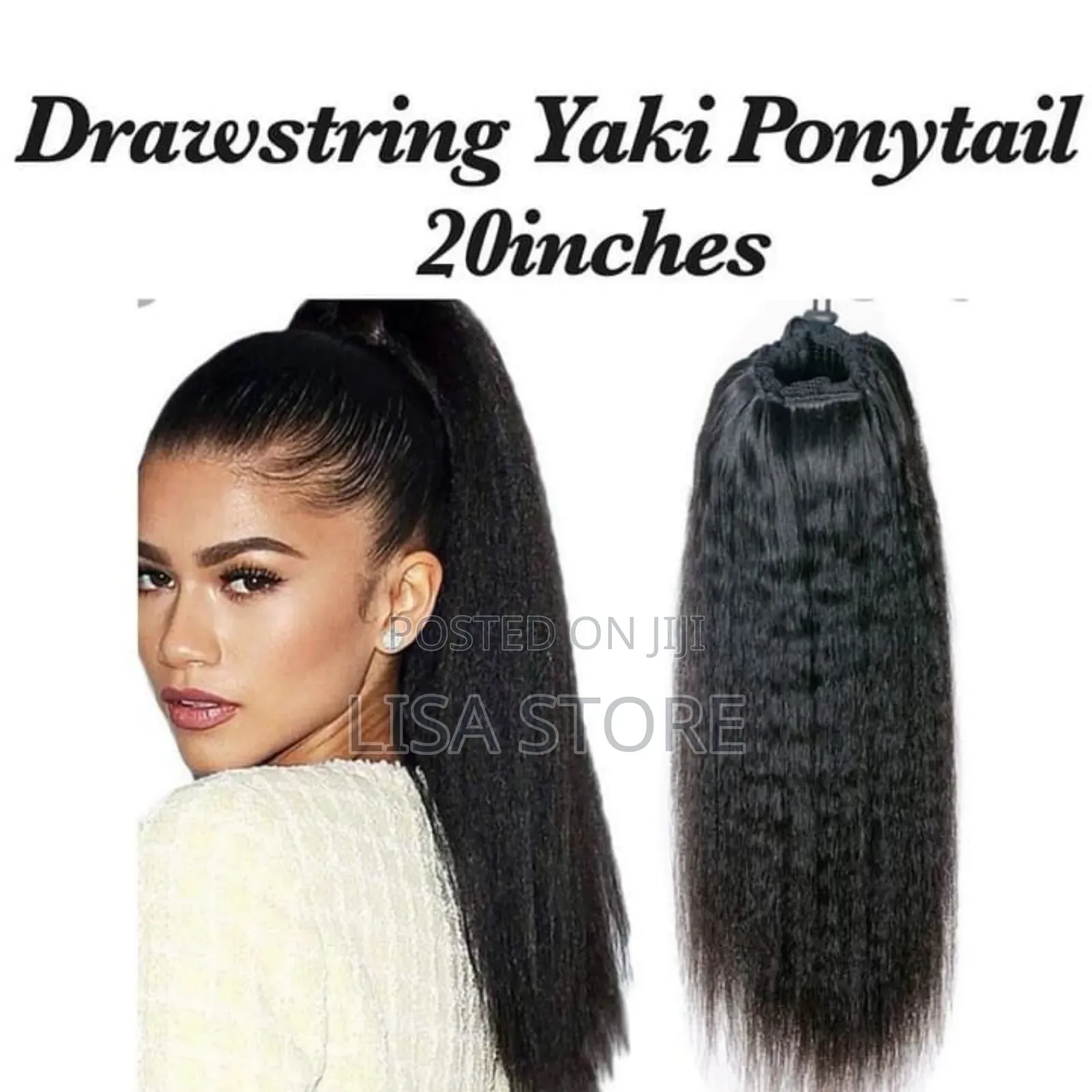 Straight, Curly And Wavy Ponytails