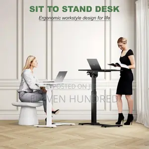 Stand Desk Height Adjustable ( Moveable )