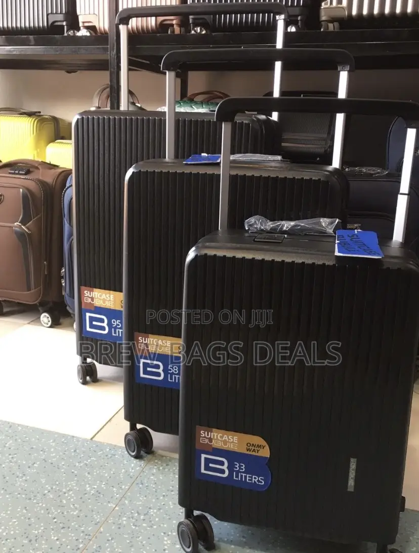 Original Black 3set Travelers Choice Zipless Traveling Bag
