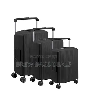 Original Black 3set Travelers Choice Zipless Traveling Bag
