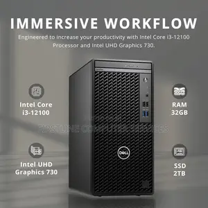 New Desktop Computer Dell Optiplex 3000 MT 8GB Intel Core I5 SSD 512GB