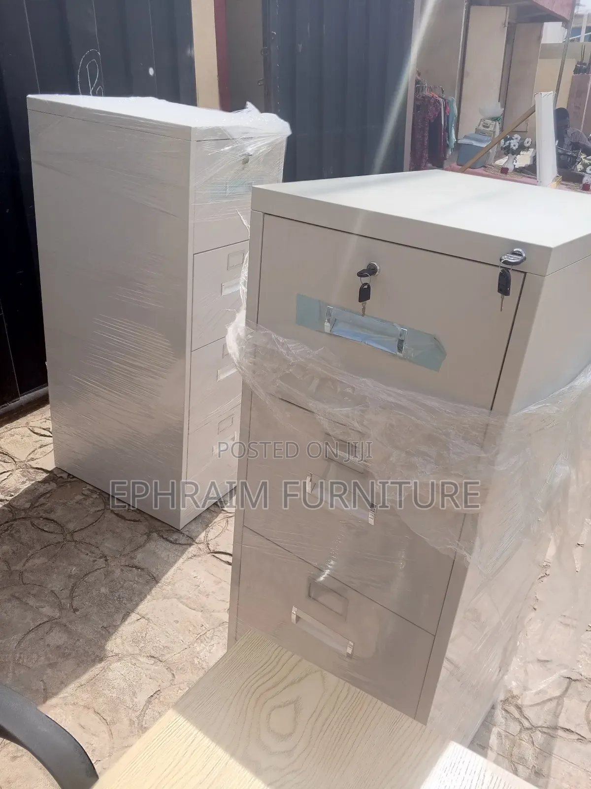 Type a Four Drawer Cabinet With Safe