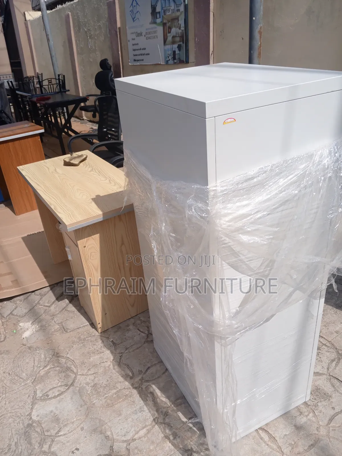 Type a Four Drawer Cabinet With Safe