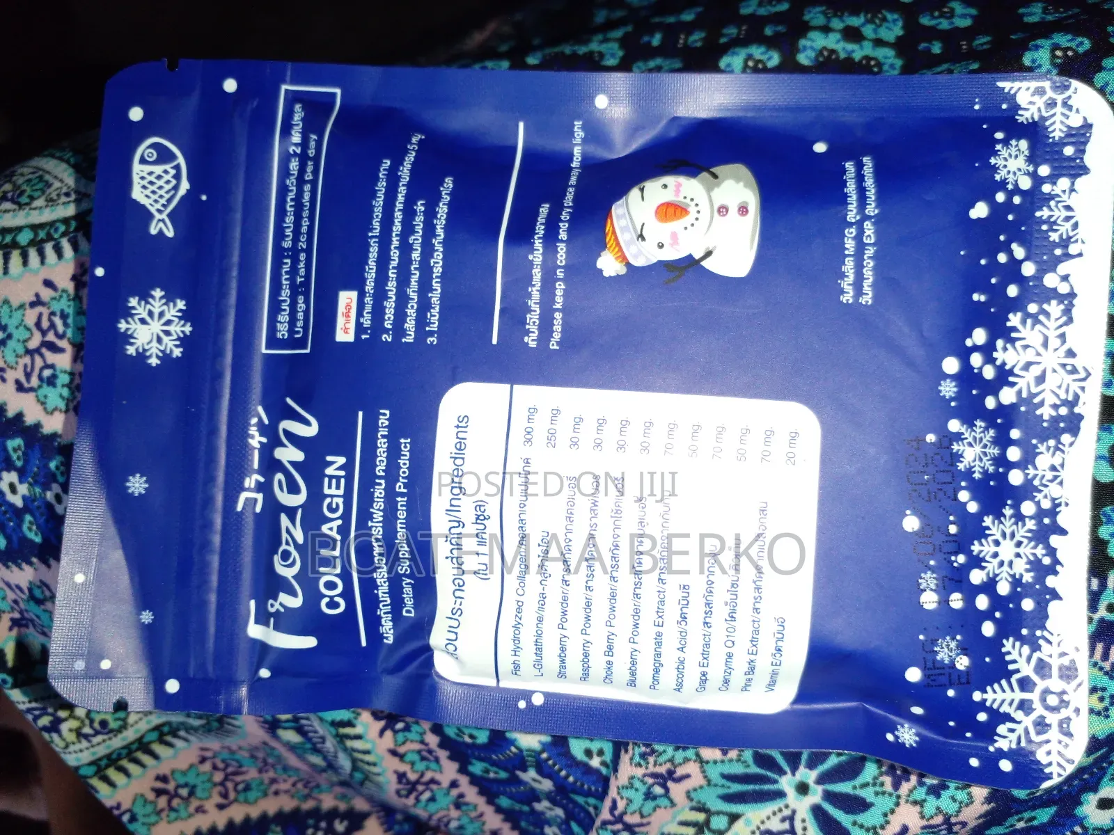Frozen Collagen Whitening Pills