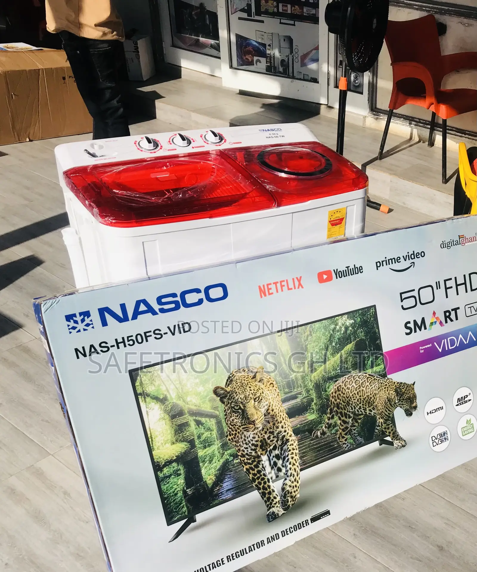 Edgeless Frame 50 Inch Smart Full HD Nasco Led Digital Tv