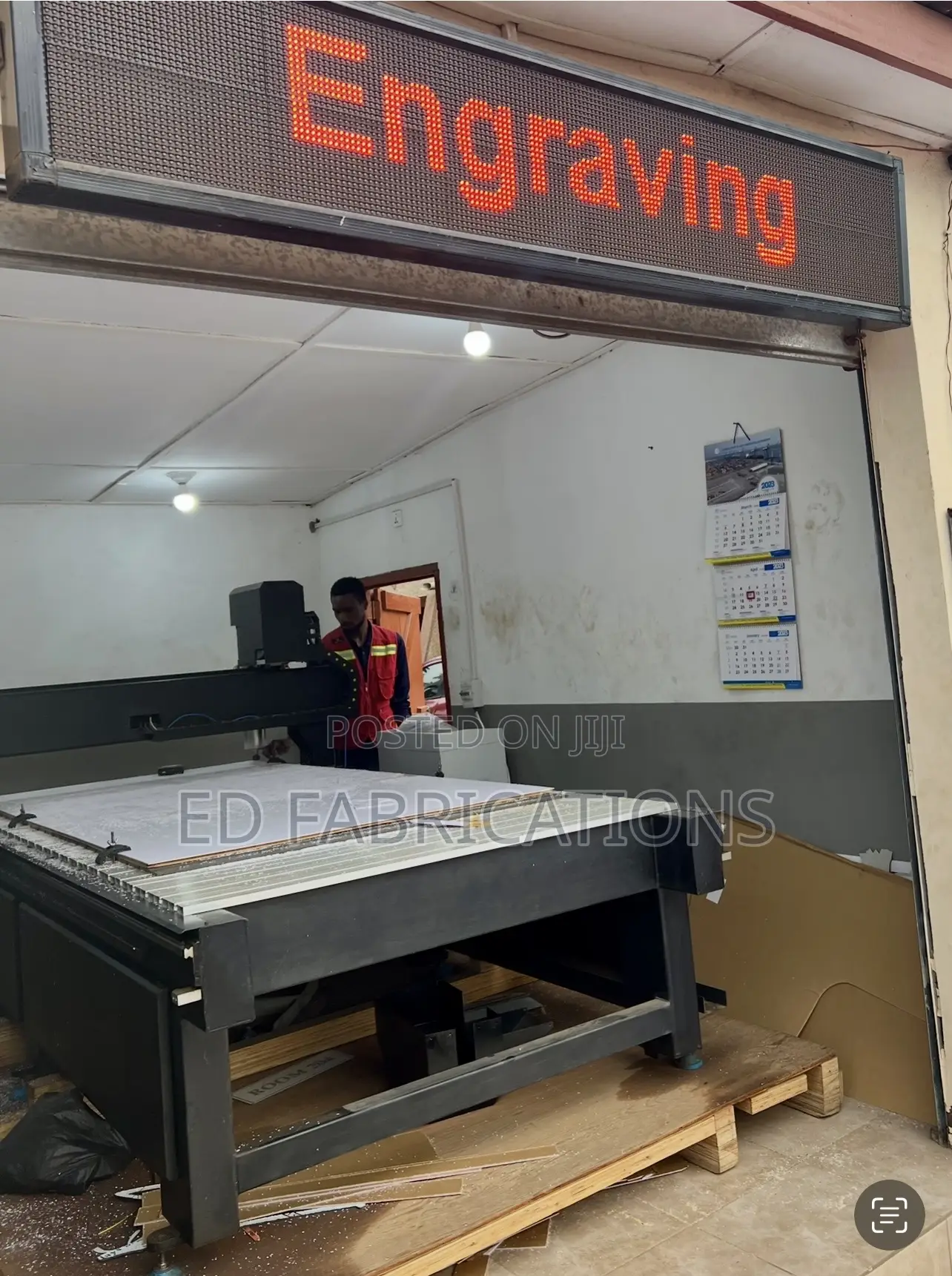 CNC Cutting, Engraving Works, 3d 2d Signage, Materials Lights