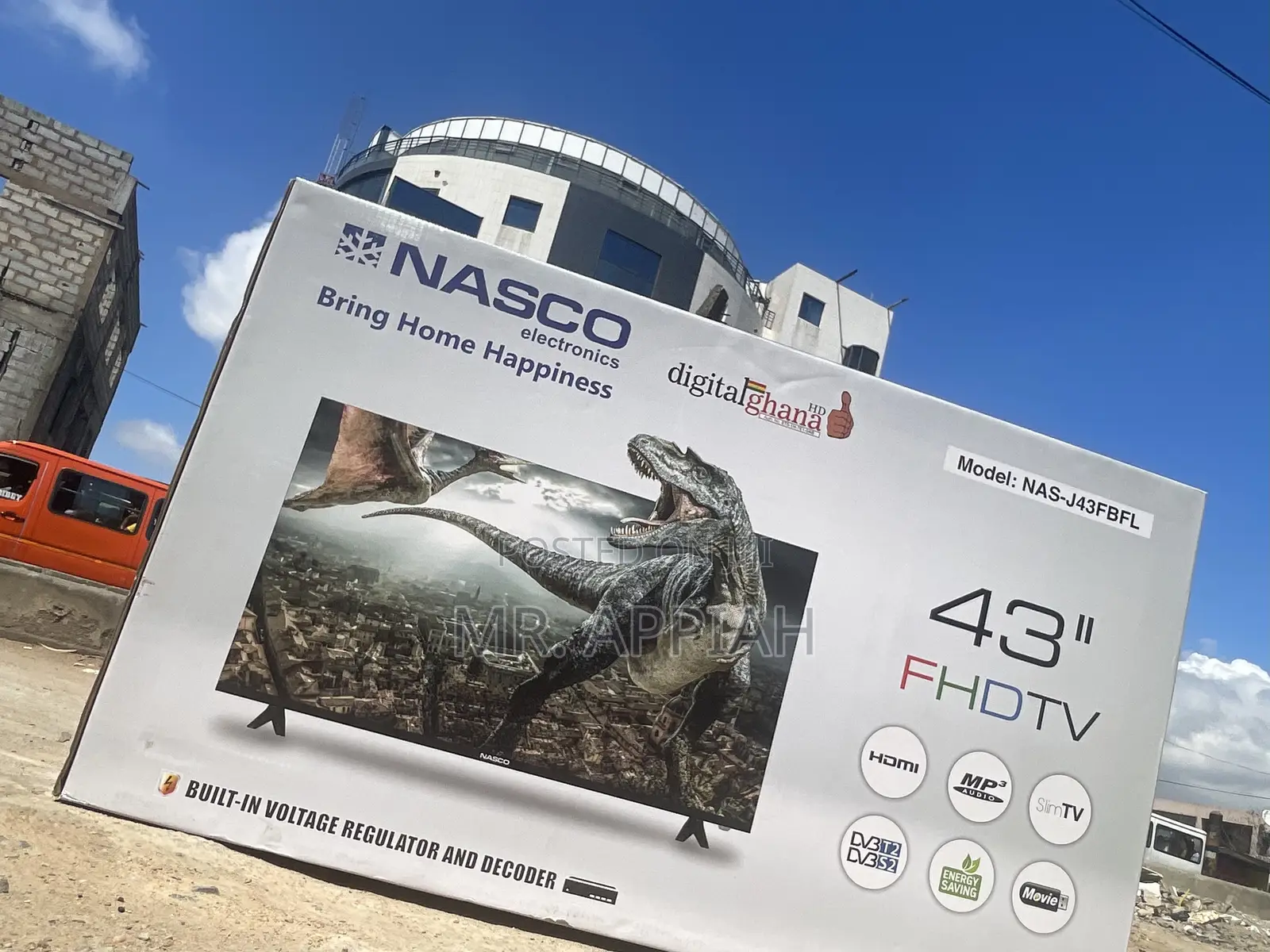 Purchase Quality Nasco 43” FHD Smart Satellite Android Tv