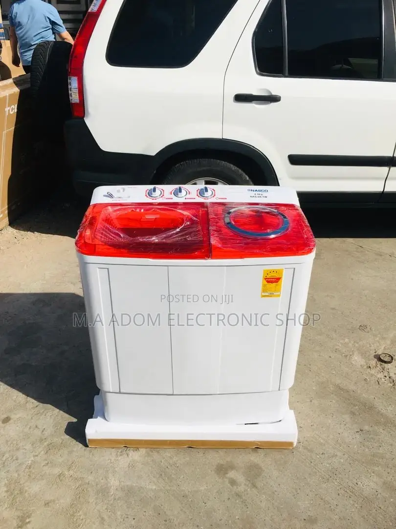 Nasco 8kg Twin Tube Washing Machine: Clean and Efficient
