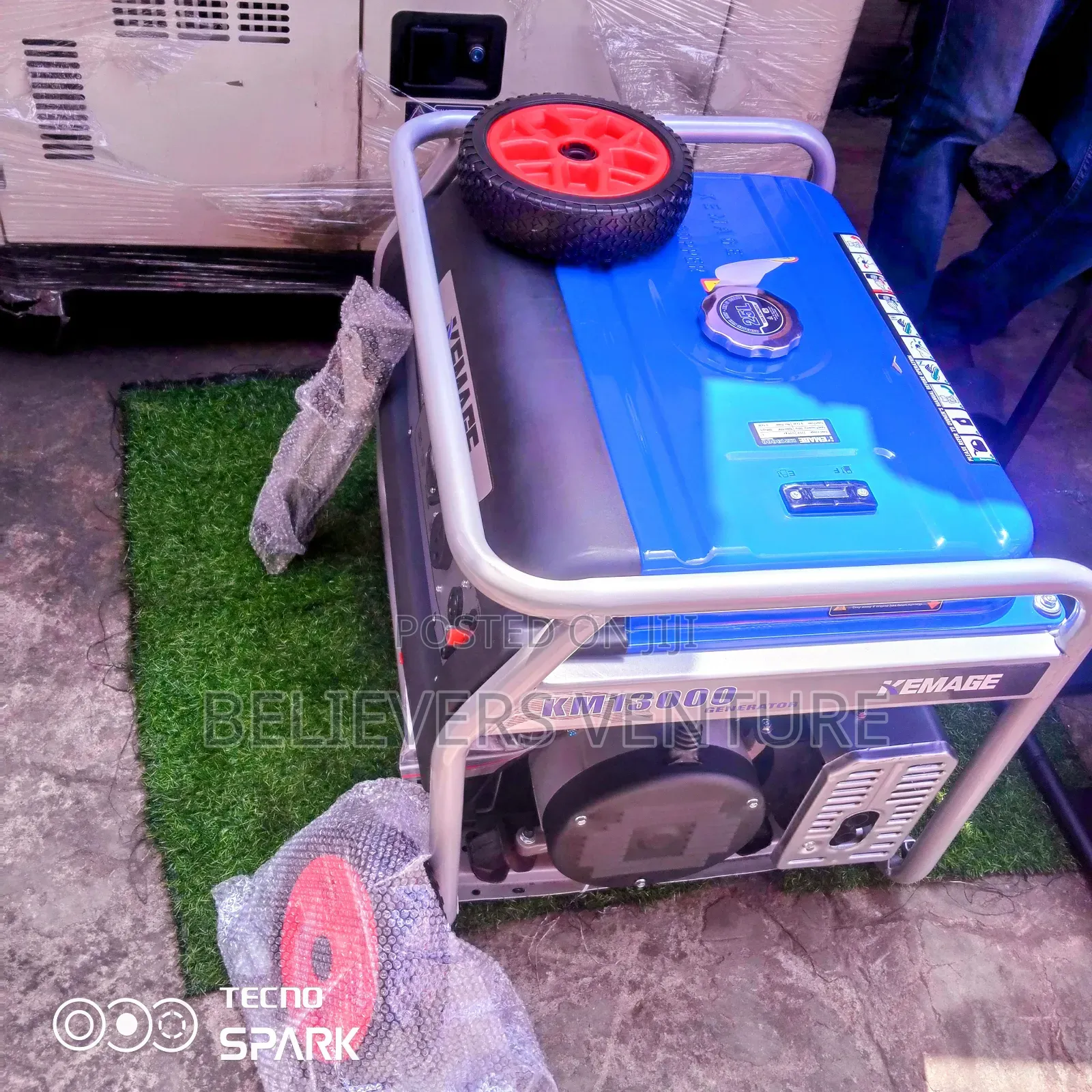 Generator With Wheels and Handles Kemage Key Start Generator