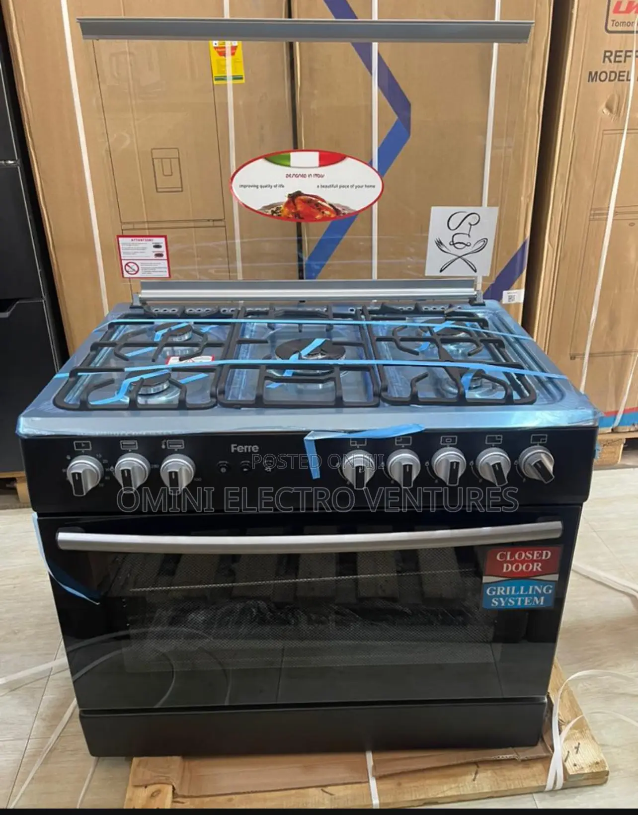 Brand New 5burner 60/90 All Gass Burner