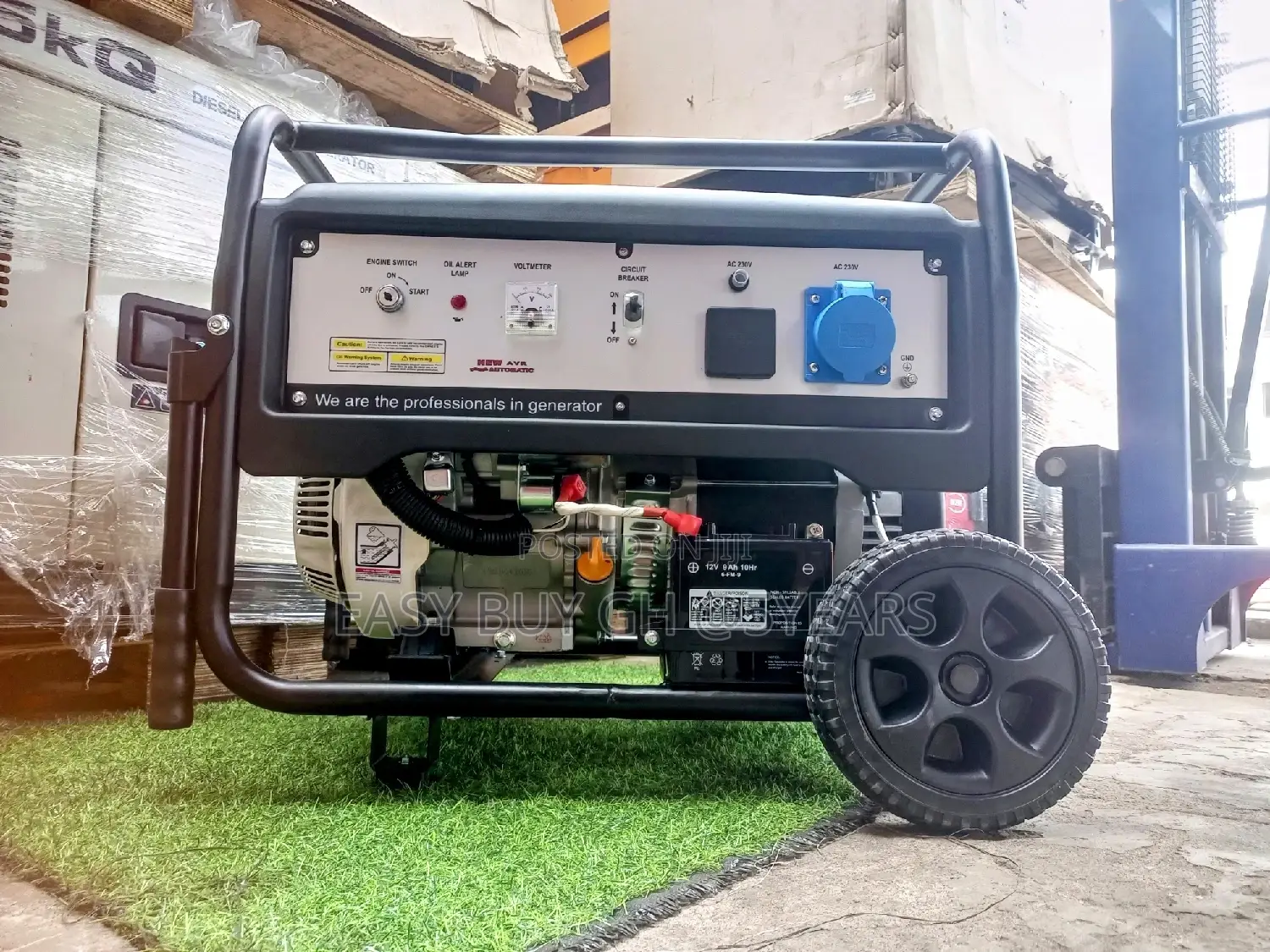 Generator With Wheels and Handles UK Made Generator 10kva