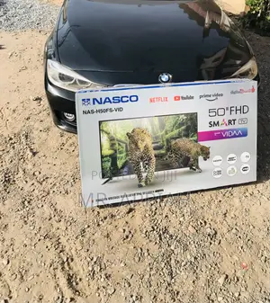 Authentic Nasco 50 Inch FHD Smart Android Television.