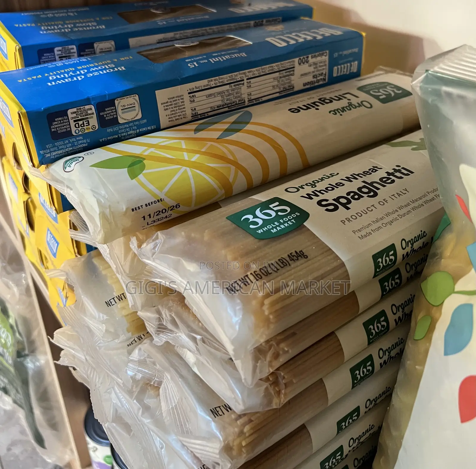 Organic Pastas Noodles