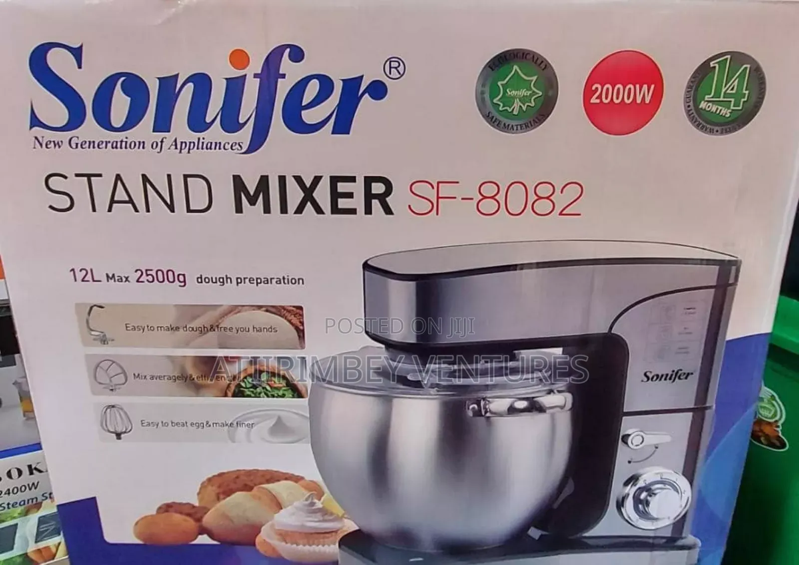 Sonifer Stand Mixer 12L 2000W