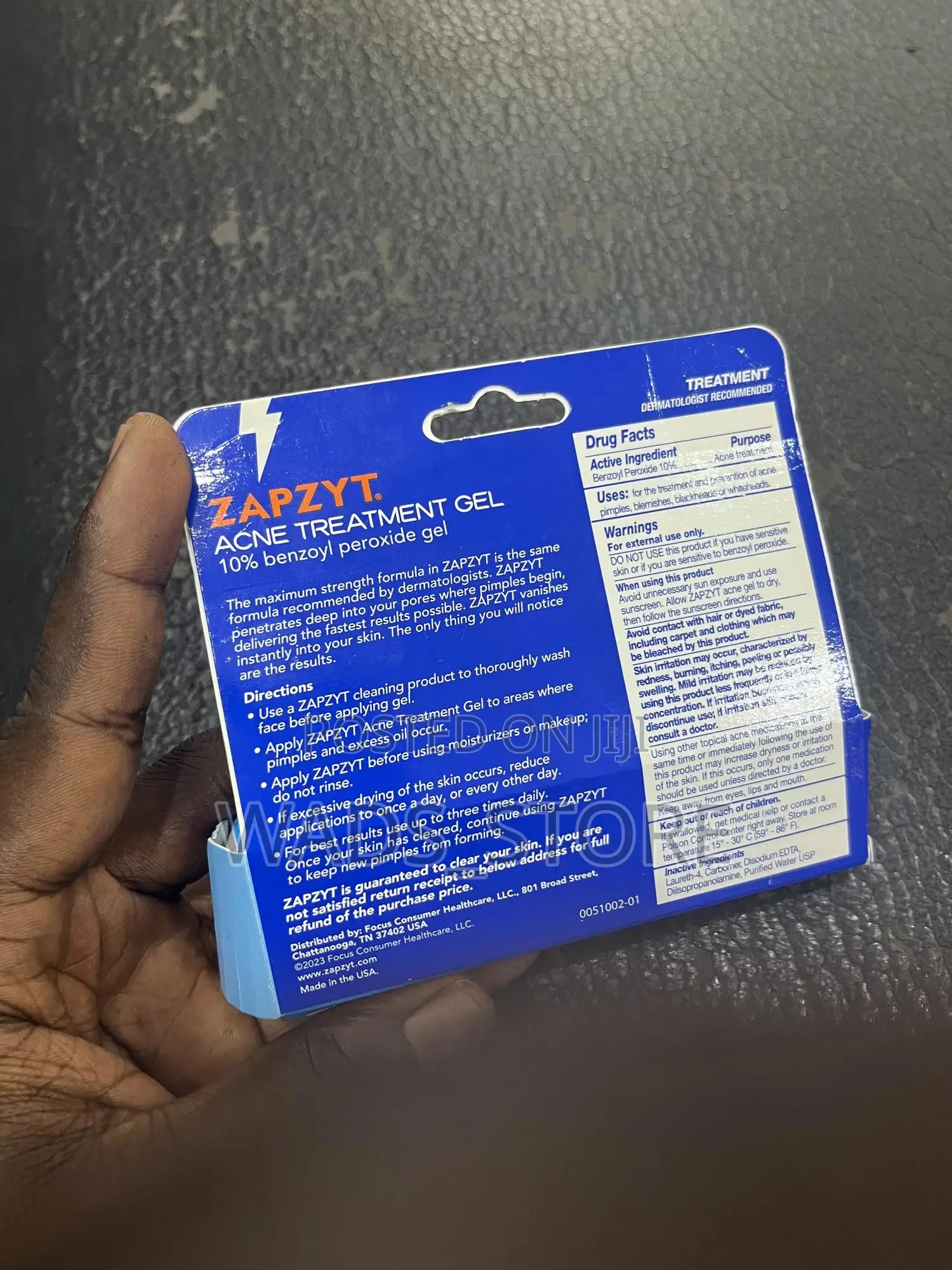 Zapzyt Acne Treatment Gel
