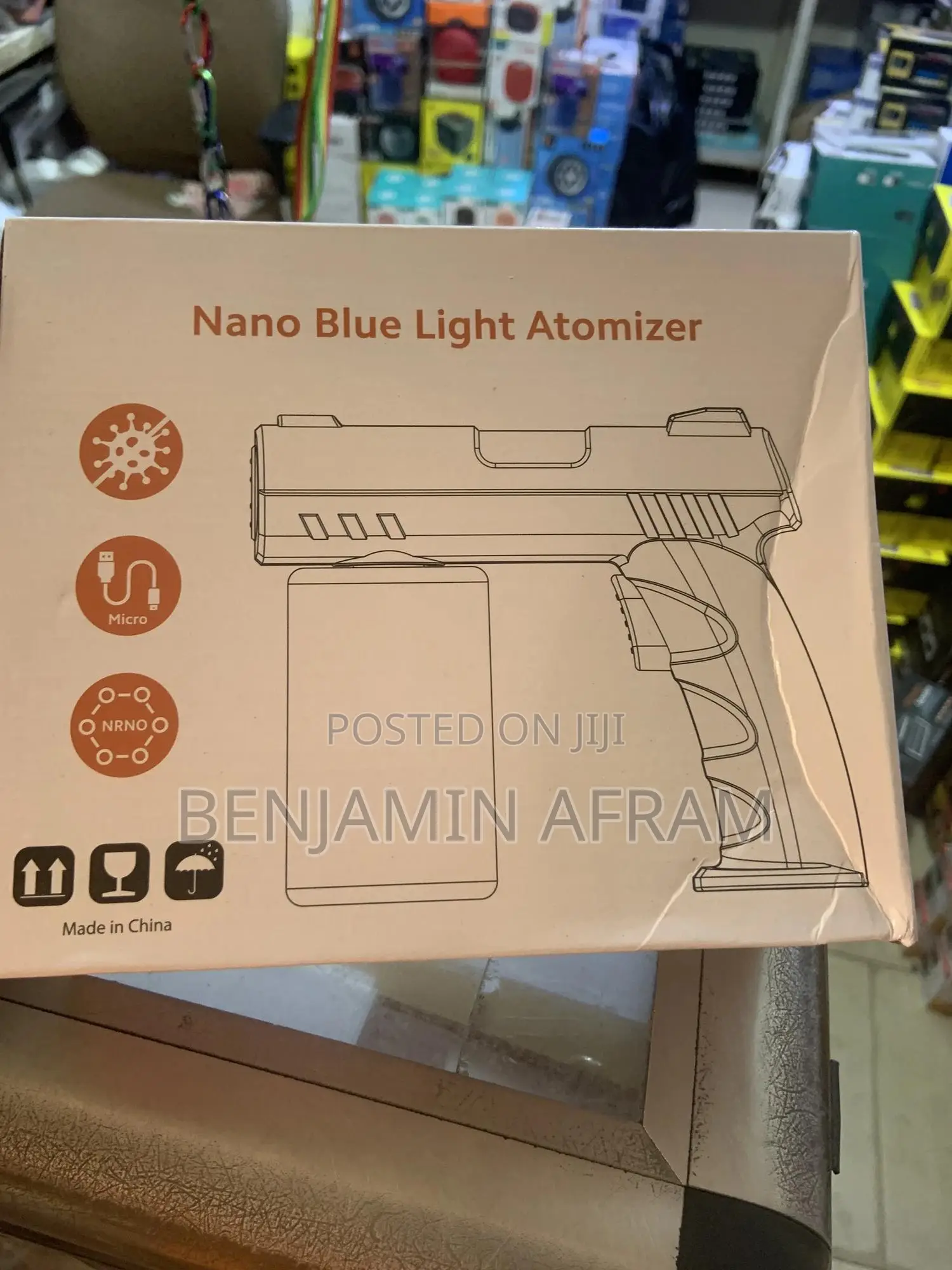 Nano Blue Light Atomizer Gun Spray