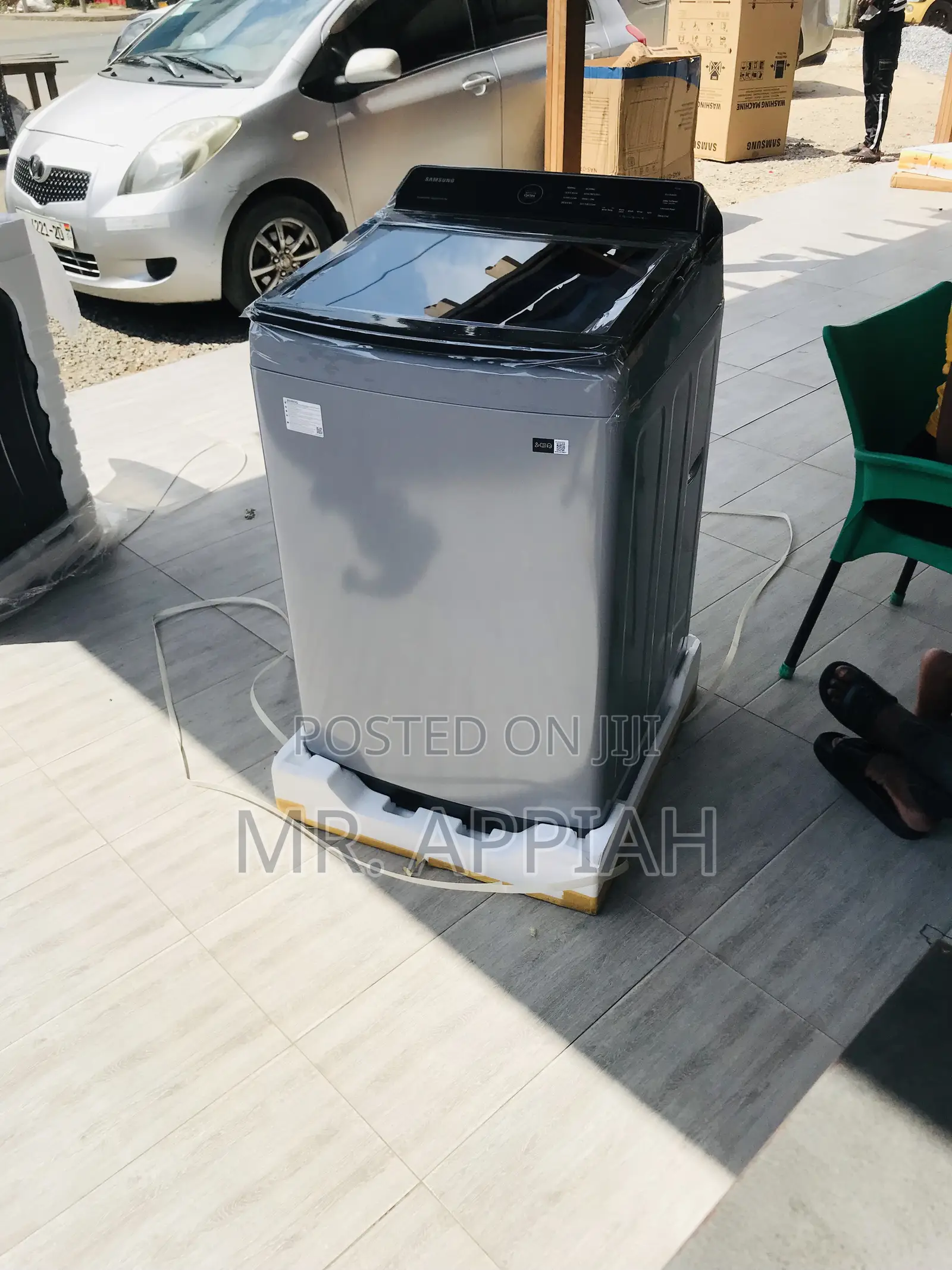 Authentic Samsung Wa13cg5441by 13kg Washing Machine(Gray).