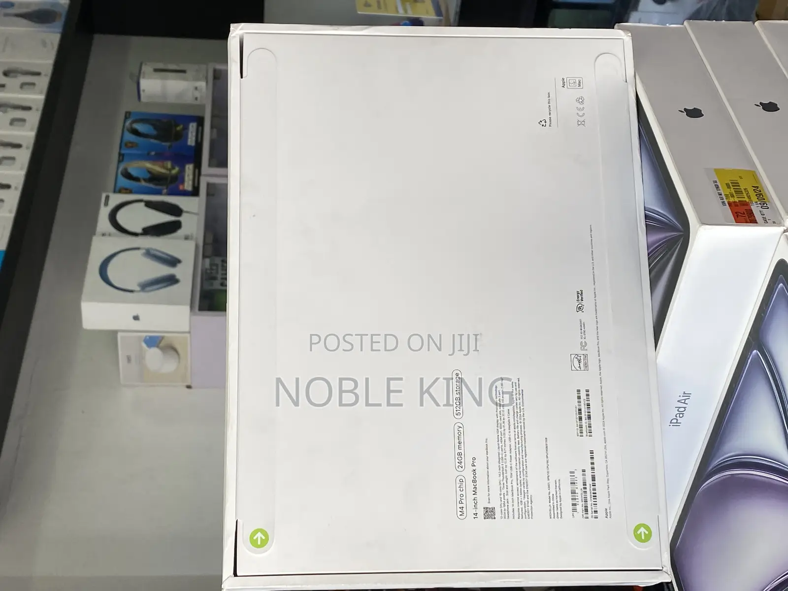 New Laptop Apple MacBook Pro 2024 M4 Pro 14-Inch 24GB SSD 512GB