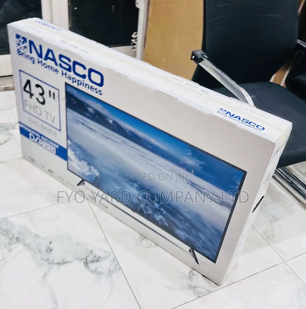 Check Out the Nasco 43′′ Led FHD Digital Satellite Nas-B43fb