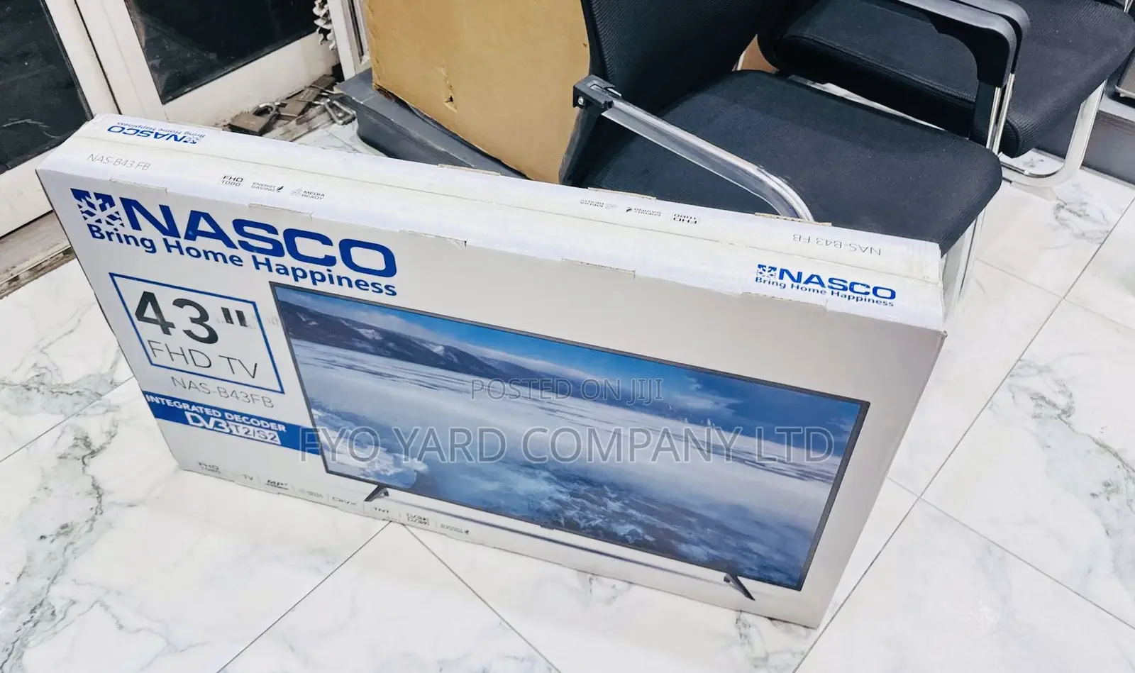 Check Out the Nasco 43′′ Led FHD Digital Satellite Nas-B43fb