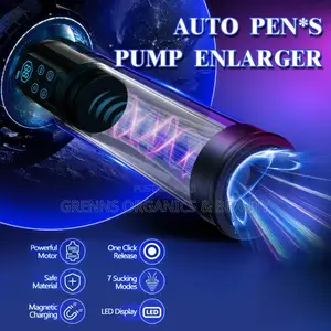 Penis Enlarging Vacuum Pump Automatic Ipx7 Water Proof Led