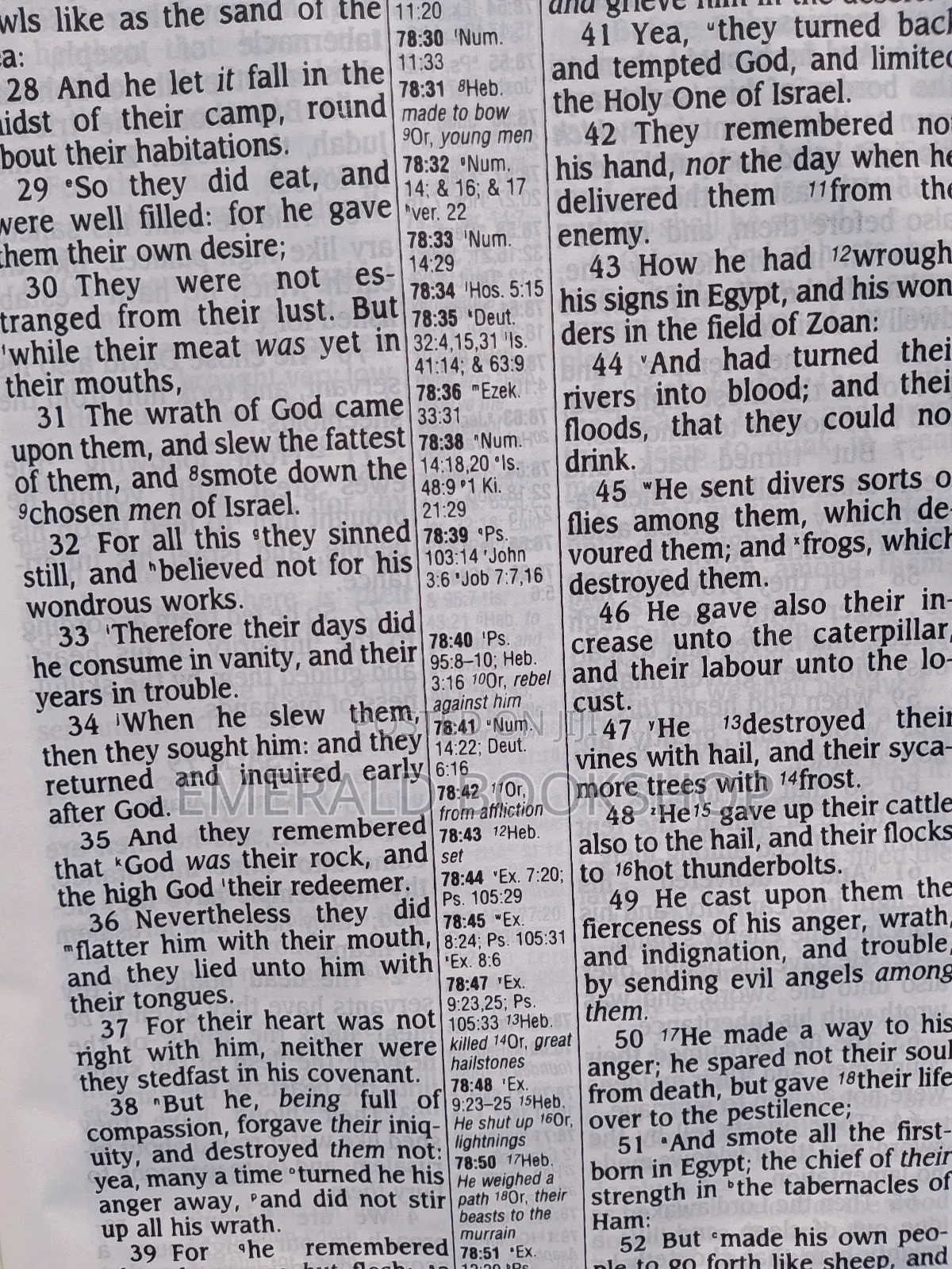 KJV Reference Bible Giant Print Fairly Use