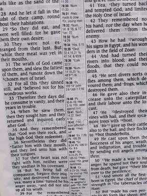 KJV Reference Bible Giant Print Fairly Use