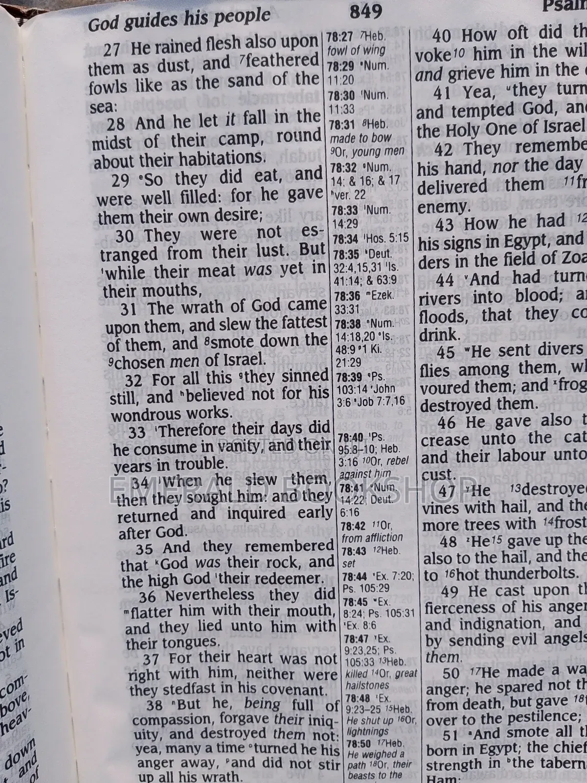 KJV Reference Bible Giant Print Fairly Use
