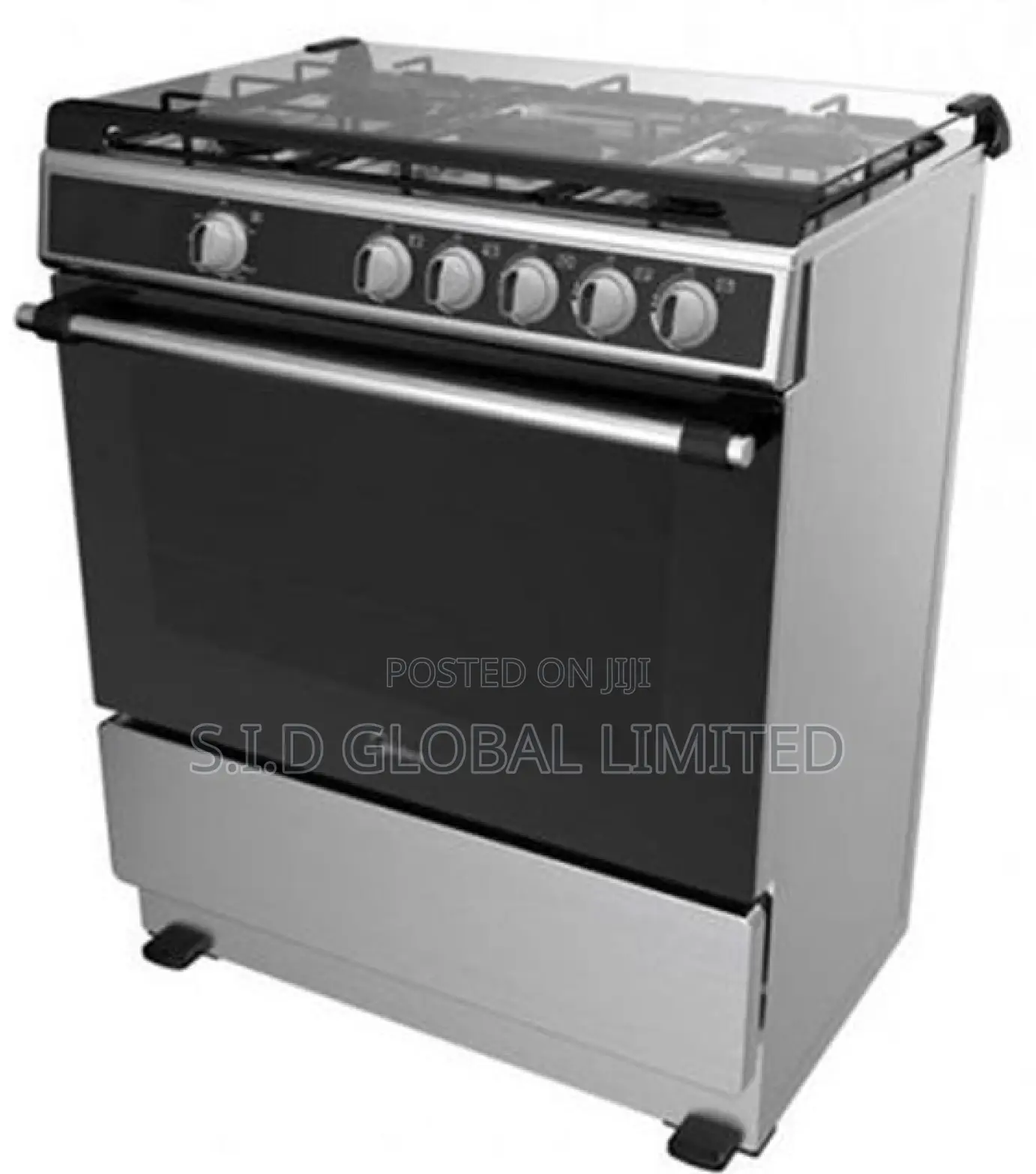 Flames That Ignite With MIDEA-5-BURNER-GAS-COOKER-WITH-OVEN