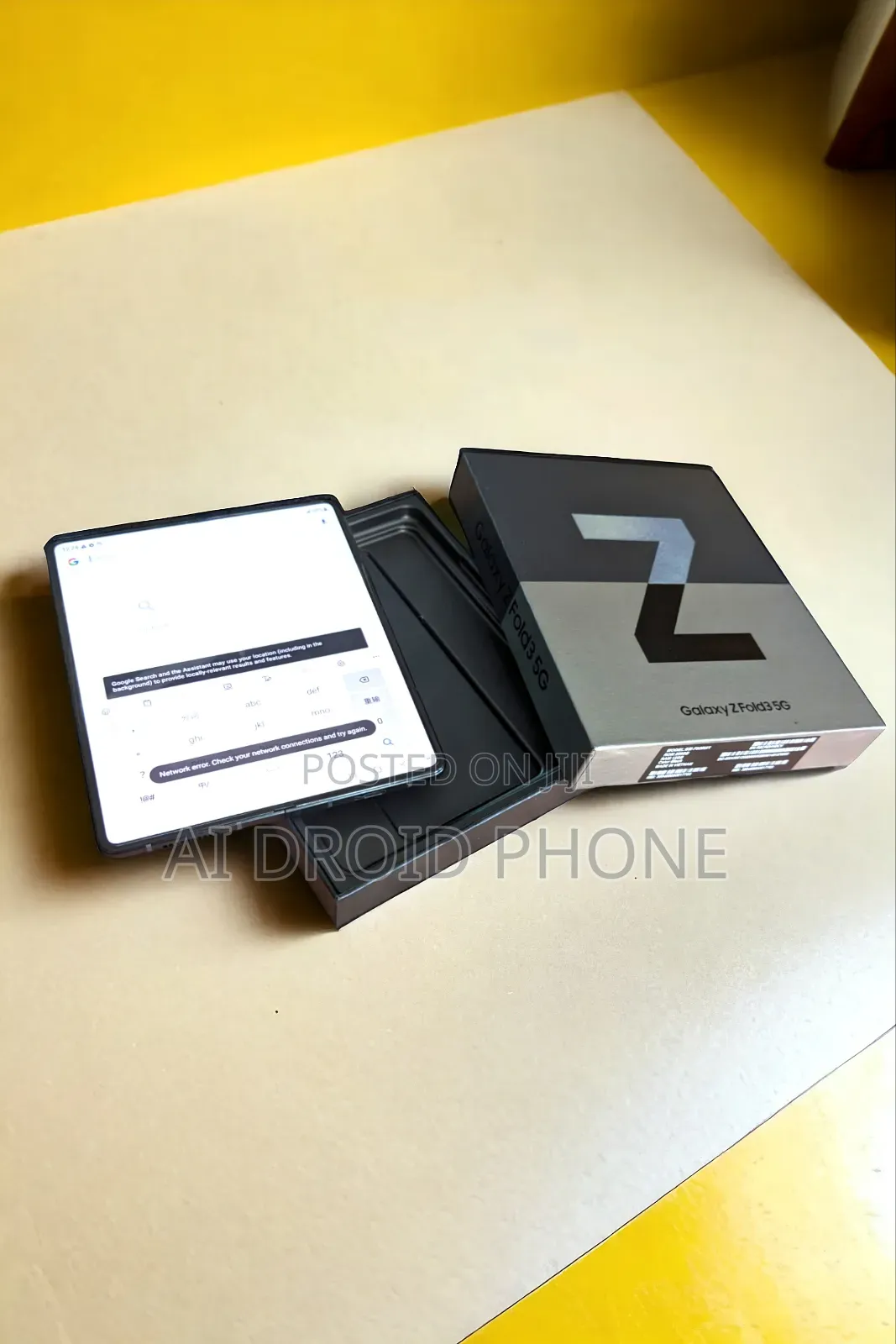 New Samsung Galaxy Z Fold 3 256 GB Gold