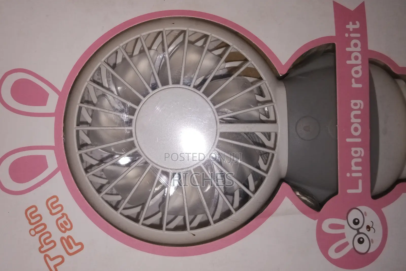 Handy Fan for Kids and Adult Females. The Fan Glo's at Night