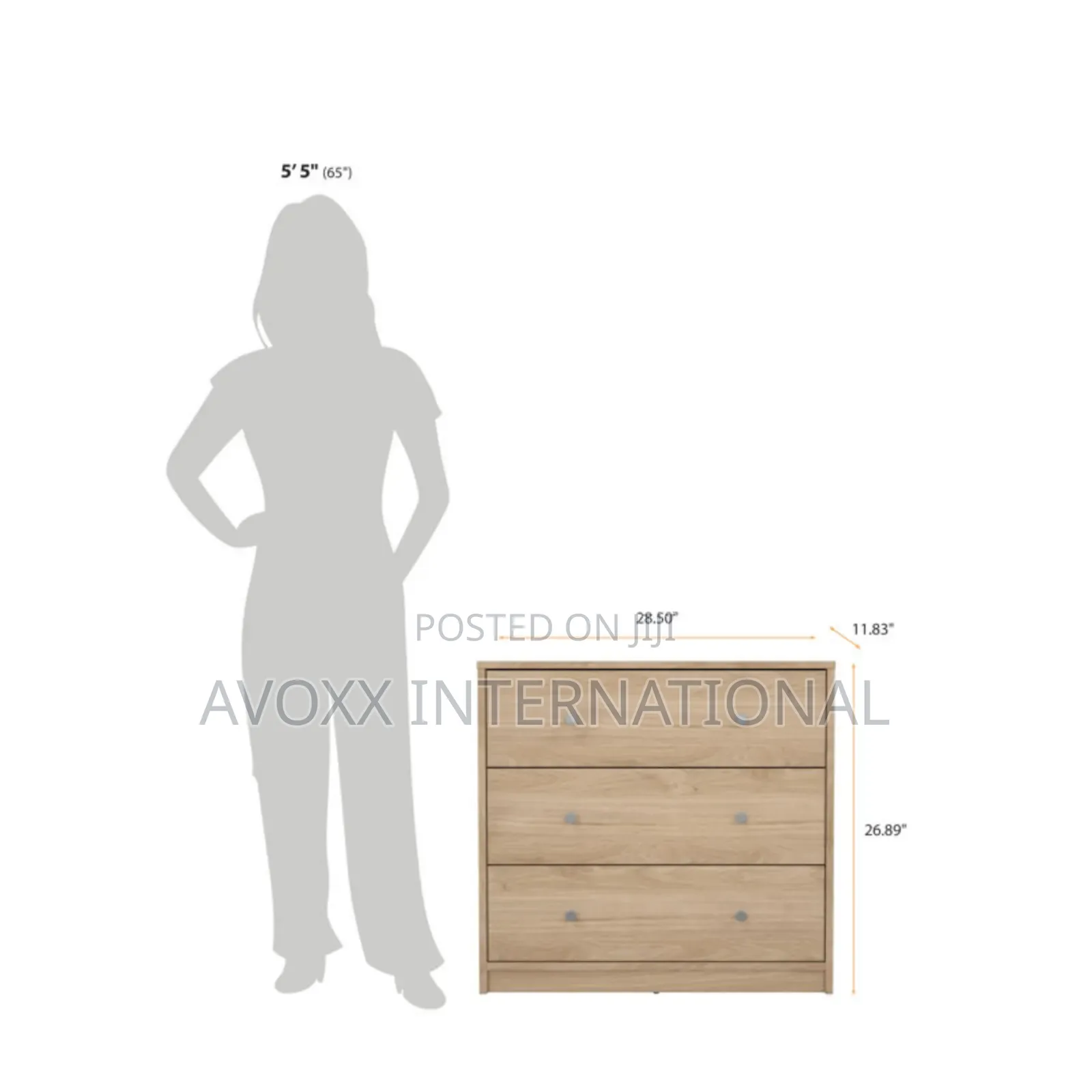 Guilford 3 Drawer 28.5'' W Dresser by Wade Logan