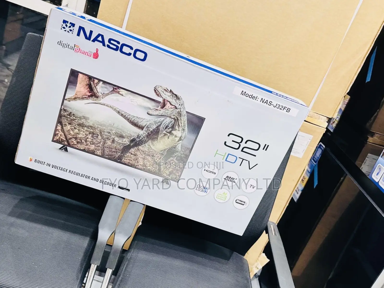 Durable Nasco 32" Led Digital Satellite Tv Nas-J32f