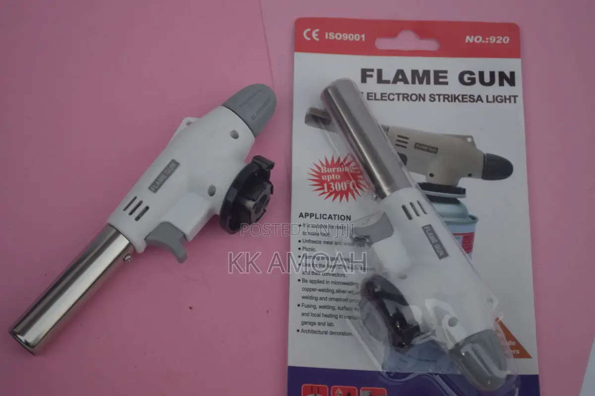 Self Igniting Flame Torch For Melting Metal And Cooking