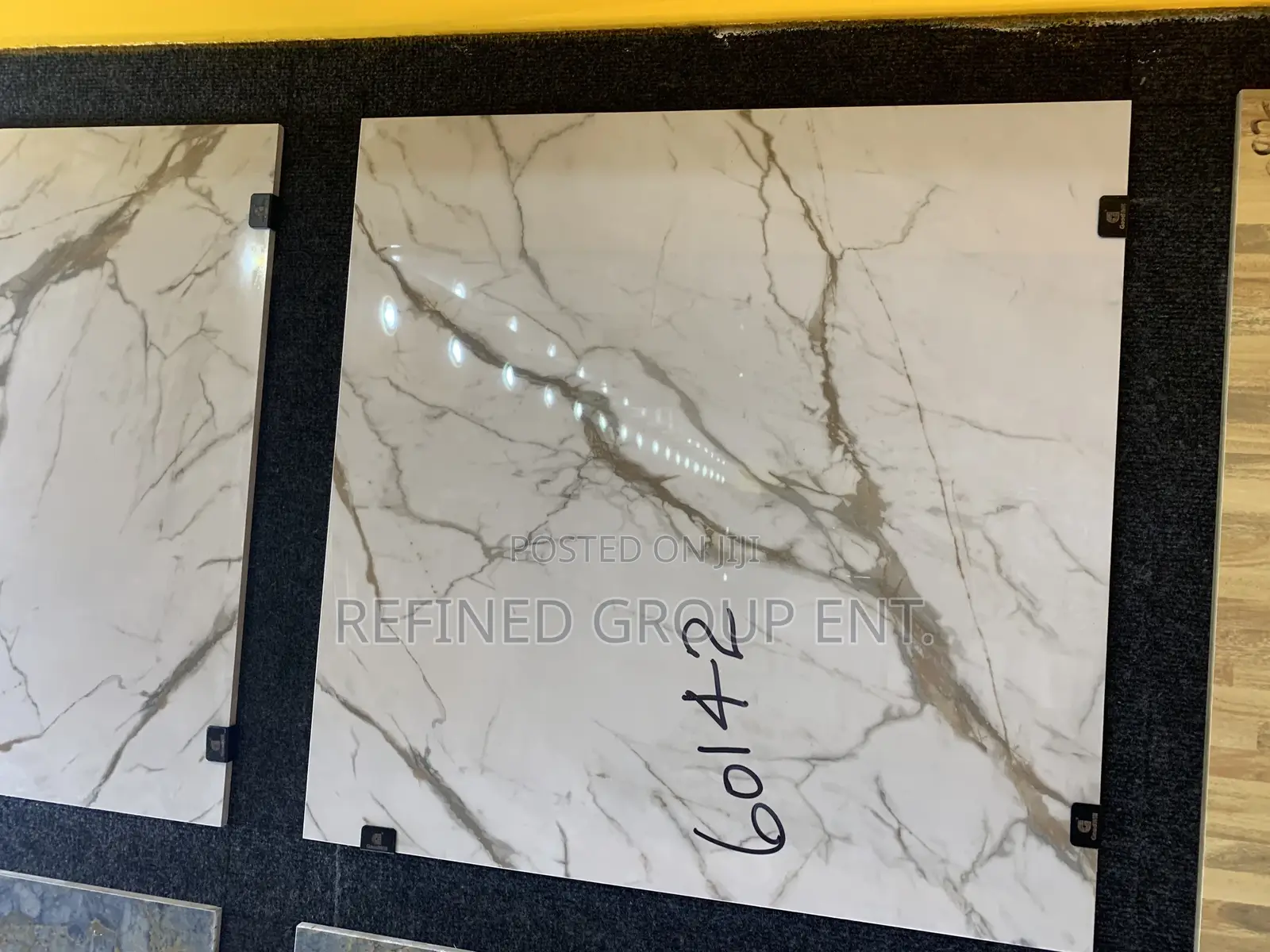 Made in Ghana Tile 60/60cm Polished. Grade 1