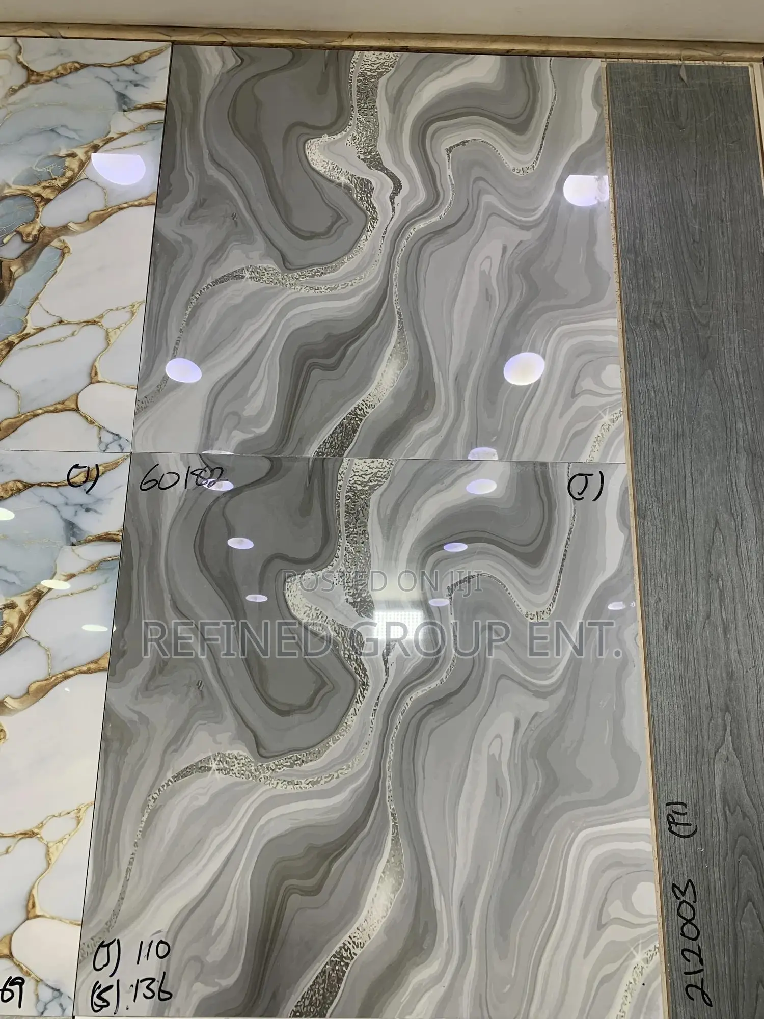 Made in Ghana Tile 60/60cm Polished. Grade 1
