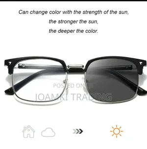2 In 1 Photochromic Anti Blue Light Glasses For Men Women